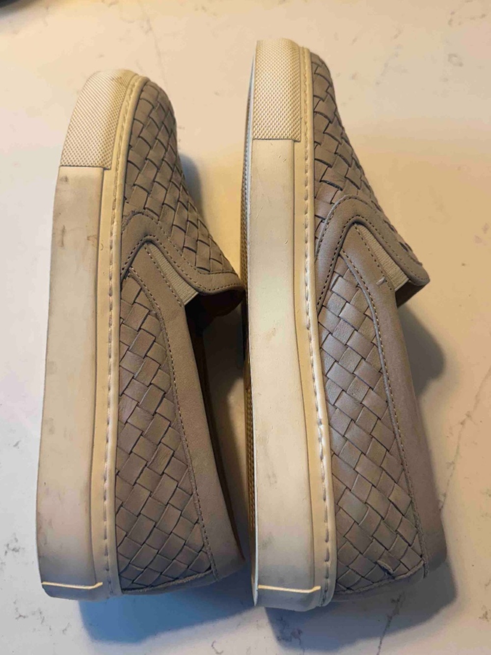 M. Gemi The Cerchio Gray Woven Sneakers Size 37.5(7.5) - Picture 5 of 6